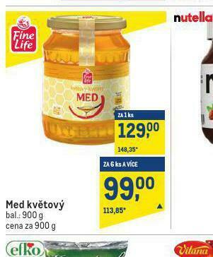 Makro Med květový nabídka