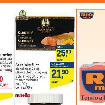Makro Sardinky filet nabídka