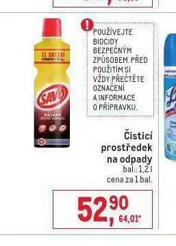 Makro Savo čistící prostředek na odpady nabídka