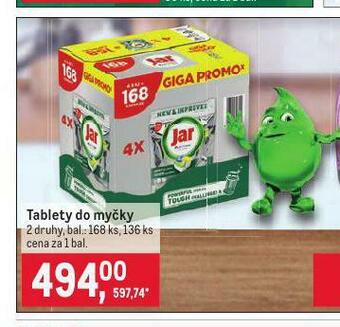 Makro Jar tablety do myčky nabídka