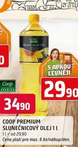 Trefa COOP PREMIUM SLUNEČNICOVÝ OLEJ nabídka
