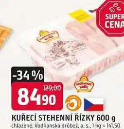 Trefa KUŘECÍ STEHENNÍ ŘÍZKY 600 g chlazené nabídka