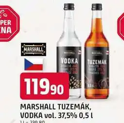 Trefa MARSHALL TUZEMÁK, VODKA vol. 37,5% nabídka