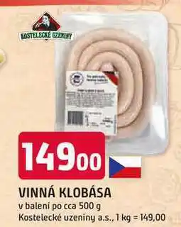 Trefa Vinná klobása nabídka