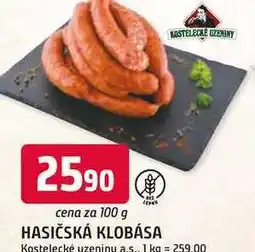 Trefa HASIČSKÁ KLOBÁSA nabídka