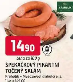 Trefa ŠPEKÁČKOVÝ PIKANTNÍ TOČENÝ SALÁM nabídka