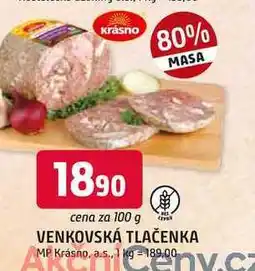 Trefa VENKOVSKÁ TLAČENKA nabídka