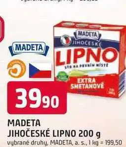 Trefa MADETA EXTRA SMETANOVE JIHOČESKÉ LIPNO nabídka