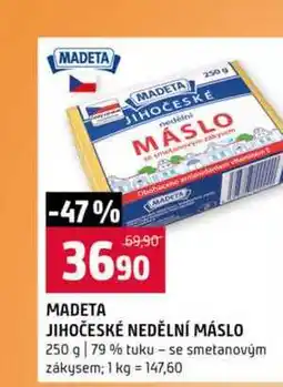 Terno JIHOČESKÉ NEDĚLNÍ MÁSLO 250 g 79 % tuku nabídka