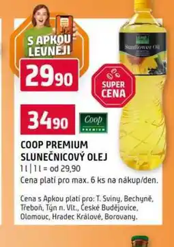 Terno COOP PREMIUM SLUNEČNICOVÝ OLEJ nabídka