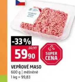 Terno VEPŘOVÉ MASO 600 g mělněné 1 kg nabídka
