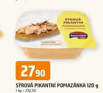 Trefa SÝROVÁ PIKANTNÍ POMAZÁNKA nabídka