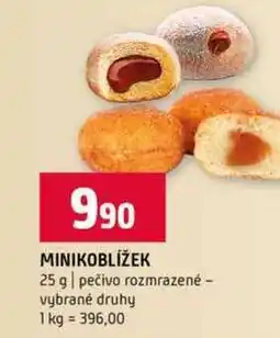 Terno MINIKOBLÍŽEK 25 g pečivo rozmrazené vybrané druhy nabídka