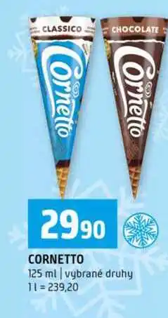 Terno CORNETTO 125 ml vybrané druhy nabídka