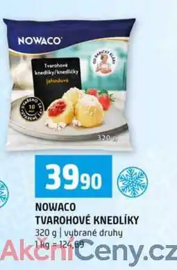 Terno NOWACO TVAROHOVÉ KNEDLÍKY 320 g vybrané druhy nabídka