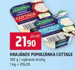 Terno KRAJÁNEK POMAZÁNKA COTTAGE 100 g vybrané druhy nabídka