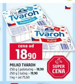 Terno MILKO TVAROH 250 g polotučný nabídka