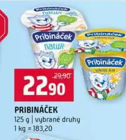 Terno PRIBINÁČEK 125 g vybrané druhy nabídka