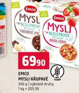 Terno EMCO MYSLI KŘUPAVÉ 340 g vybrané druhy nabídka