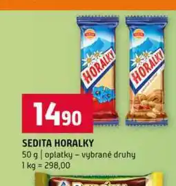Terno SEDITA HORALKY 50 g oplatky vybrané druhy nabídka