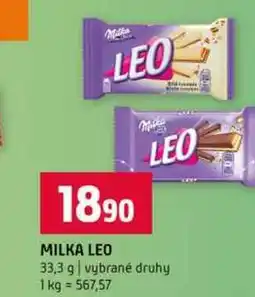 Terno MILKA LEO 33,3 g vybrané druhy nabídka
