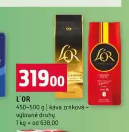 Terno L'OR 450-500 g káva zrnková vybrané druhy nabídka