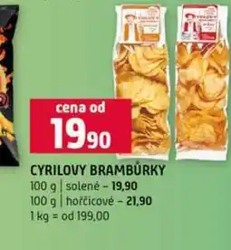 Terno CYRILOVY BRAMBURKY 100 g solené 100 g hořčicové nabídka