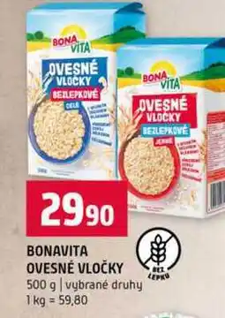 Terno BONAVITA OVESNÉ VLOČKY 500 g vybrané druhy nabídka