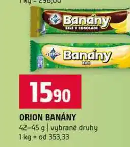 Terno ORION BANÁNY 42-45 g vybrané druhy nabídka