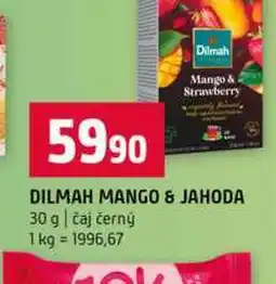Terno DILMAH MANGO & JAHODA 30 g čaj černý nabídka