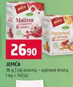 Terno JEMČA 36 g čaj ovocný vybrané druhy nabídka