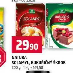 Terno NATURA SOLAMYL, KUKUŘIČNÝ ŠKROB nabídka