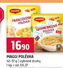Terno MAGGI POLÉVKA 42-51 g vybrané druhy nabídka