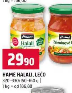 Terno HAMÉ HALALI, LEČO 320-330 nabídka