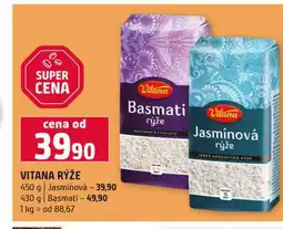 Terno VITANA RÝŽE 450 g Jasmínová 430 g Basmati nabídka