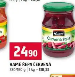 Terno HAMÉ ŘEPA ČERVENÁ 330/180 g nabídka
