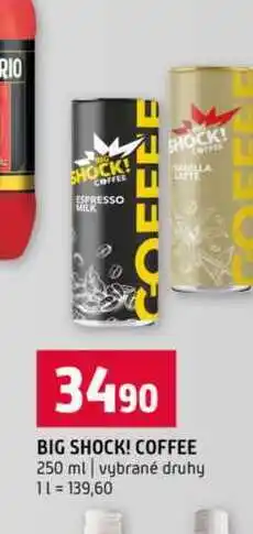 Terno BIG SHOCK! COFFEE 250 ml vybrané druhy nabídka