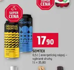 Terno SEMTEX 0,5l energetický nápoj vybrané druhy nabídka