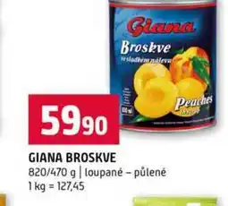 Terno GIANA BROSKVE 820/470 g loupané půlené nabídka