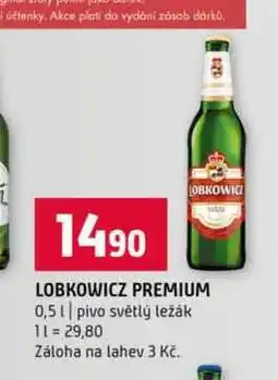 Terno LOBKOWICZ PREMIUM 0,5l pivo světlý ležák nabídka