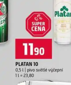 Terno PLATAN 10 0,5l pivo světlé výčepni nabídka