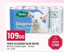 Terno TENTO ELLEGANCE BLUE DECOR 16x 18 m toaletní papír - 3vrstvý nabídka