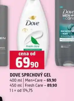 Terno DOVE SPRCHOVÝ GEL nabídka