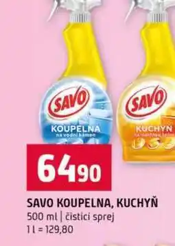 Terno SAVO KOUPELNA, KUCHYŇ 500 ml čisticí sprej nabídka