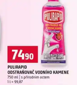 Terno PULIRAPID ODSTRAŇOVAČ VODNÍHO KAMENE 750 ml s přírodním octem nabídka