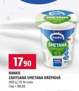 Terno RANKO ZAKYSANÁ SMETANA KRÉMOVÁ 200 g 15% tuku nabídka