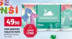 Terno DINO HARMONY TOALETNÍ PAPÍR 8x 16,8 m 3vrstvý nabídka