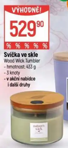 Globus Svíčka ve skle nabídka