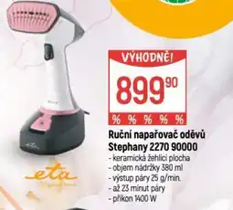 Globus Ruční napařovač oděvů Stephany 2270 90000 nabídka