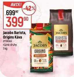 Globus Jacobs Barista, Origins Káva nabídka